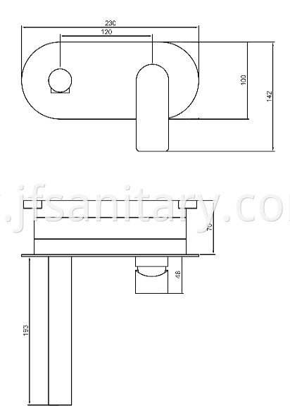 Size Of Basin Taps In Wall